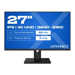 Monitor LED JAPANNEXT JN-IPS270UHD60F 27Inch IPS 4K UHD (3840x2160) USB-C Charging (65W) Negru