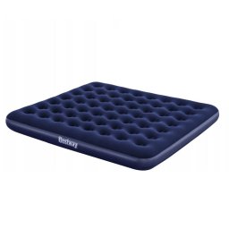 Saltea Gonflabila Bestway Dubla Velour 203 x 183 x 22Cm Albastru