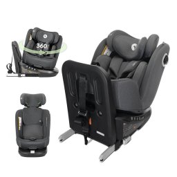 Scaun Auto Copii Lorelli Auriga i-Size Isofix Anti Rebound Bar Rotativ 360 Grade SPS 0 Luni - 12 Ani 40-150CM Gri