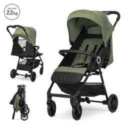 Carucior pentru Nou-Nascut Lorelli Noir Sistem de Pliere cu o Singura Mana pana la 22 Kg Green