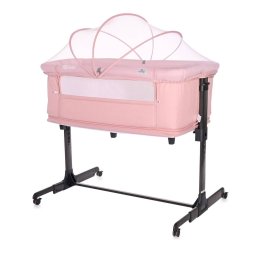 Pat Copii Lorelli 2 in 1 Co Sleeper Milano Pink