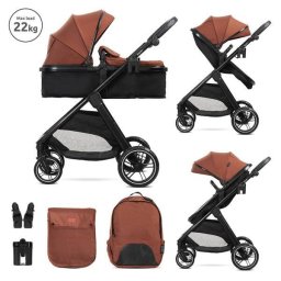 Carucior Lorelli Set 2 in 1 Aspen Transformabil Set Adaptori Cos Auto Inclus pana la 22Kg Picante