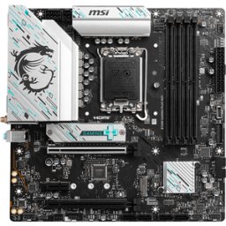 Placa de Baza MSI B760M Gaming Plus WiFi DDR5 mATX Socket 1700 Negru/Alb