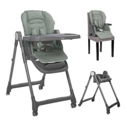 Scaun de Masa Bebelusi Lorelli Chef Reglabil Green Leather
