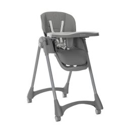 Scaun de Masa Bebelusi Lorelli Tummy Time Reglabil Multiple Pozitii Roti Din Silicon Grey