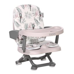 Scaun de Masa Bebelusi Lorelli Ego Plus Booster Pliabil Si Reglabil Grey Parrots