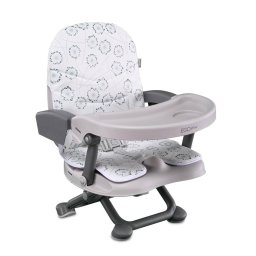 Scaun de Masa Bebelusi Lorelli Ego Plus Booster Pliabil Si Reglabil White Fluff
