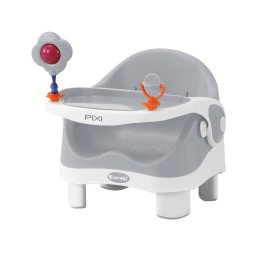 Scaun de Masa Bebelusi Lorelli Pixi Booster Grey & White