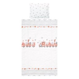 Lenjerie Patut Lorelli Cosy 3 Piese Bumbac Ranforce Grey Train
