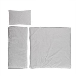 Set Lenjerie pentru Carucior Lorelli de Iarna Bumbac Ranforce 4 Piese Grey Sky