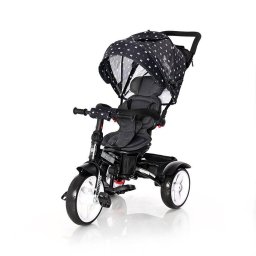 Tricicleta Multifunctionala 4in1 Lorelli Neo 1-3 Ani Max 20KG Black Crowns