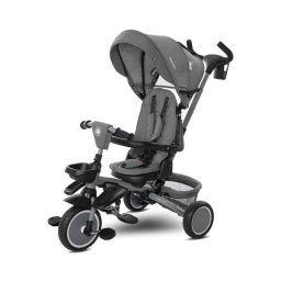 Tricicleta Copii Lorelli Freccia Multifunctionala Pliabila 1-5 Ani Maxim 25KG Sezut Rotativ 360 Grade Gri/Negru