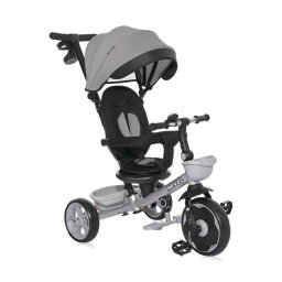 Tricicleta Copii Lorelli Revel Sezut Rotativ la 360 Grade 1-5 Ani Gri