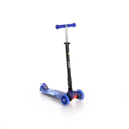 Trotineta Copii Lorelli Rapid 4 Roti cu LED-uri 5 Ani+ Blue Cosmos