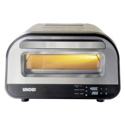 Cuptor Electric pentru Pizza Unold Luigi U68816 cu Piatra Putere 1700W Inox/Negru