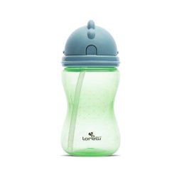 Cana Sport Lorelli cu Pai Moale si Flexibil Capac de Protectie Rotativ 300ml +12luni Albastru-Verde