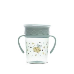 Cana de Antrenament Lorelli cu Manere All Around Cup 360grade Anti-Varsare 275ml +12luni Verde-Iceberg