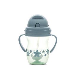 Cana cu Manere si Pai Lorelli Anti-Varsare Potrivita pentru Calatorii +12luni 275ml Albastru/Verde