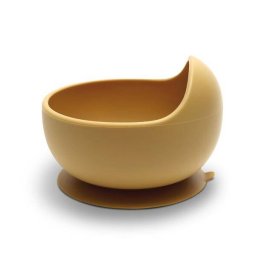 Bol de Hranire Lorelli din Silicon Natural cu Ventuza +6luni Galben