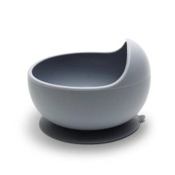Bol de Hranire Lorelli din Silicon Natural cu Ventuza +6luni Gri