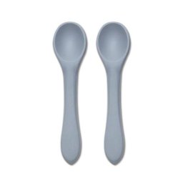 Set 2 Lingurite Lorelli din Silicon Natural +6luni Gri