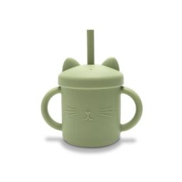 Canuta cu Manere si Pai Lorelli din Silicon Natural +9luni Verde Fresh