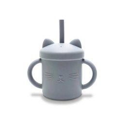 Canuta cu Manere si Pai Lorelli din Silicon Natural +9luni Gri