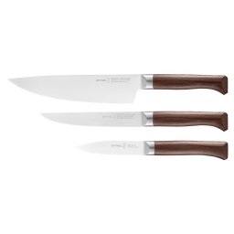 Set 3 Cutite Opinel Les Forges 1890 (002292) Otel Inoxidabil Argintiu/Maro