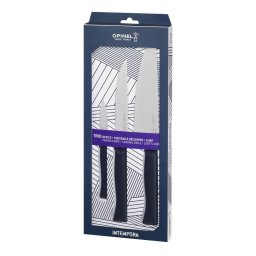 Set 3 Cutite Opinel Intempora 002224 Lama Inox Albastru