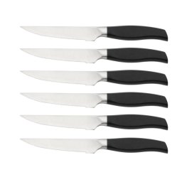 Set Cutite pentru Friptura Zokura Z1035 7 Piese Negru/Argintiu