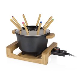 Set Fondue Electric Princess Vas 1.5L 1200W Negru/Maro