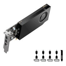 Placa Video PNY A1000 PNY RTX 8GB 4xmDP incl. Adapter Low Profile