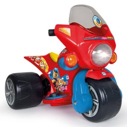 Tricicleta Electrica pentru Copii INJUSA Licenta Disney Paw Patrol 6V cu Pedala de Acceleratie Lumini Frontale 1-3Ani Rosu-Albastru