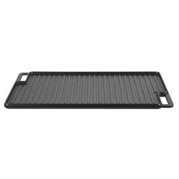 Tava / Plita Grill Zokura Z1450 din Fonta Emailata 46x26CM Negru