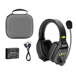 Casti Wireless Saramonic WiTalk DMH Dual-ear Master pentru Sistemul Intercom WiTalk Negru