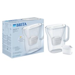 Cana Filtranta Brita Style Essential 2.4L + Cartus Filtru Maxtra Pro Alb