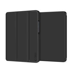 Husa tableta TECH-PROTECT SmartCase Pen compatibila cu Samsung Galaxy Tab A9 / A11, X110 / X115 / X133 / X135, 8.7 inch, Negru