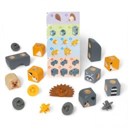 Set de Constructie Spin Master Melissa and Doug din Lemn Prietenii Padurii 2 - 6ani Multicolor