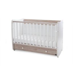 Pat Copii Lorelli Balansoar Dream 60 X 120cm Transformabil White Light Oak New