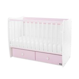 Pat Copii Lorelli Balansoar Matrix 60 X 120cm Transformabil White Orchid Pink