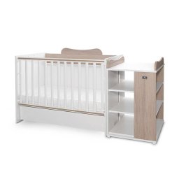 Pat Copii Lorelli Modular Multifunctional 5 Confirgurari Diferite 190 X 72Cm Multi White & Amber