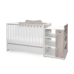 Pat Copii Lorelli Modular Multifunctional 5 Confirgurari Diferite 190 X 72Cm Multi White & Artwood