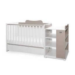 Pat Copii Lorelli Modular Multifunctional 5 Confirgurari Diferite 190 X 72Cm Multi White & String