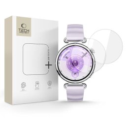 Accesoriu smartwatch TECH-PROTECT Glass Fit Plus compatibila cu Huawei Watch GT 6, 41mm, Transparent