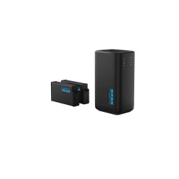 Incarcator Dublu Gopro cu 2 Baterii Enduro pentru GoPro MAX 2 Negru