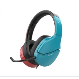 Casti Gaming Sades Spower Multiplatforma cu Microfon si Fir 40mm Rosu/Albastru