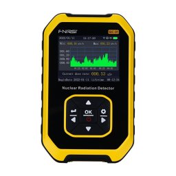Detector de Radiatii Nucleare FNIRSI GC-01 Incarcare USB-C Galben/Negru