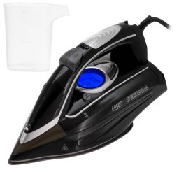 Fier de Calcat cu Aburi Adler AD 5054 Rezervor Apa 0.45L Display LCD 3000W Negru