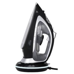 Fier de Calcat cu Aburi Adler AD 5043 fara Fir Rezervor Apa 0.3L 2800W Negru/Argintiu