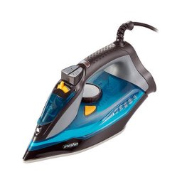 Fier de Calcat cu Aburi MESKO MS 5041 Talpa Ceramica Rezervor Apa 0.35L Putere 3000W Negru/Albastru